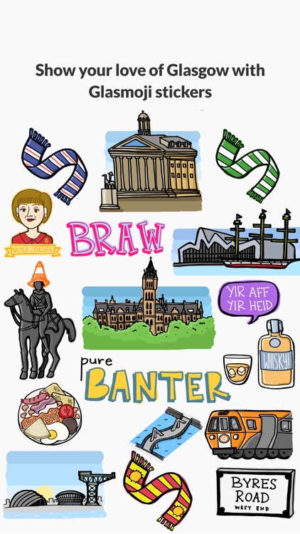 Glasmoji - Glasgow emoji-stickers