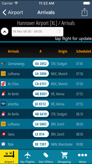 Hannover Airport Pro (HAJ)+ Flight Tracker(圖2)-速報App