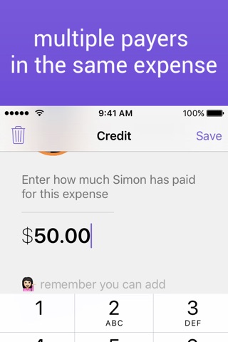 FriendCash 3 -  Manage Expenses With Friends screenshot 3