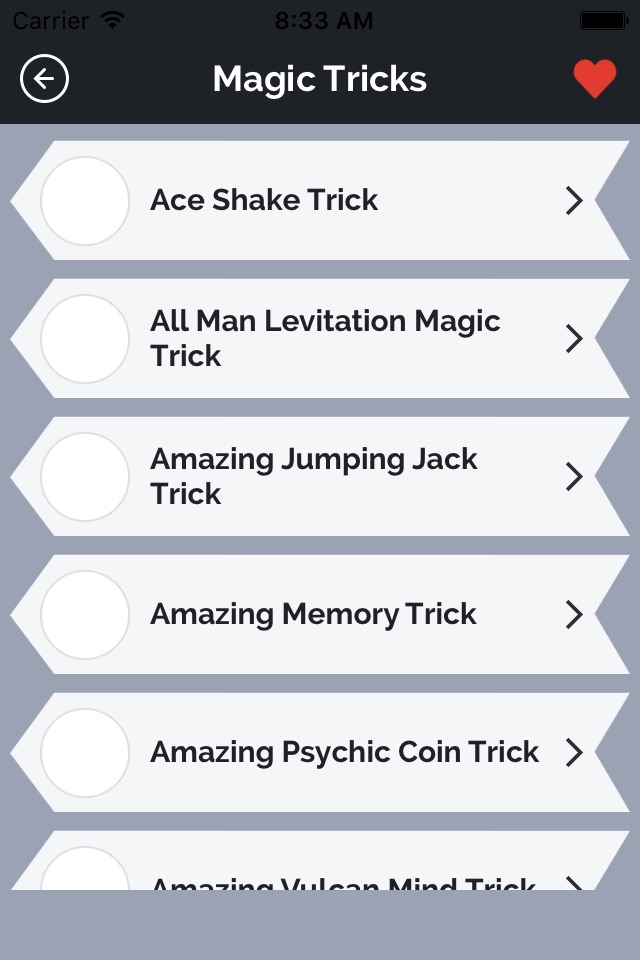 500+ Magic Tricks and Tips - Cards, Coins & Mind screenshot 2