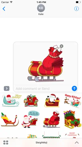 Game screenshot Sleigh Stickers - Christmas Stickers for iMessage apk