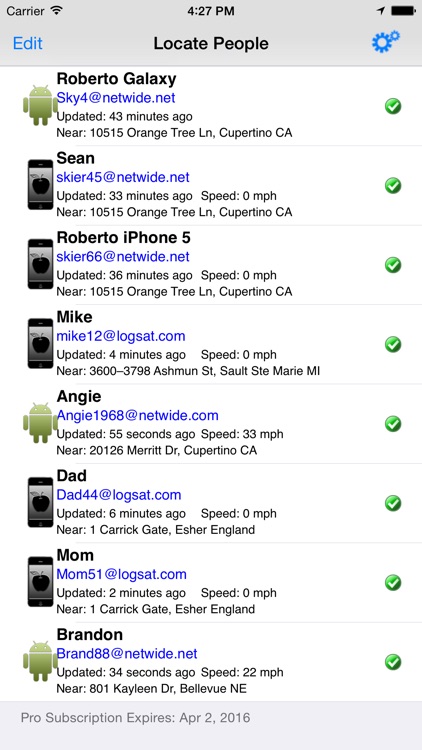 Family Tracker for iPad