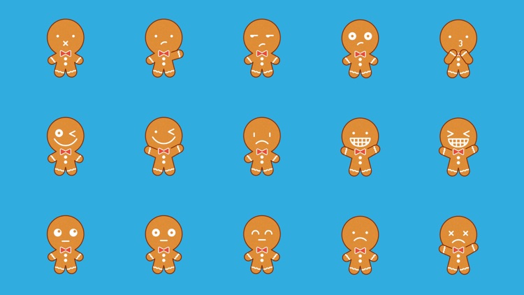 Gingerbread Man Emojis