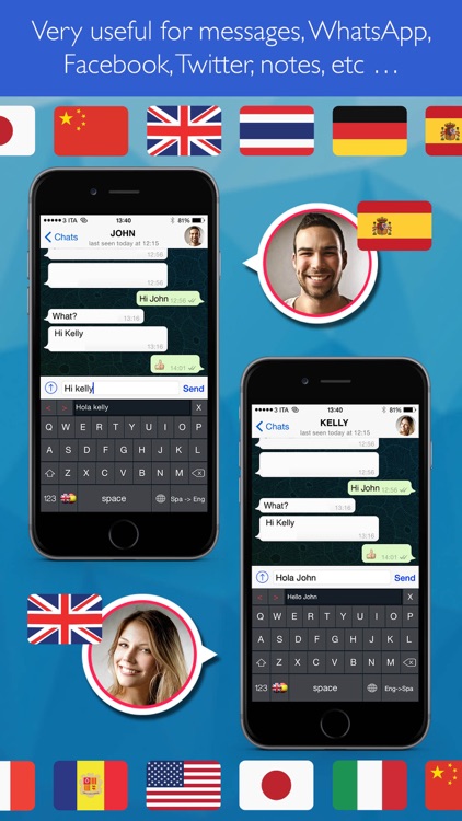 Keyboard Translator Simple ( your text translator to/from English, Spanish etc ... )