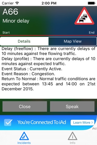 Traffic Stat Road Info Alerts screenshot 3