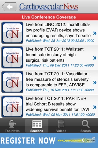 Cardiovascular News screenshot 2