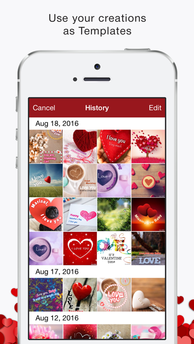 How to cancel & delete Love Greeting Cards Maker from iphone & ipad 4