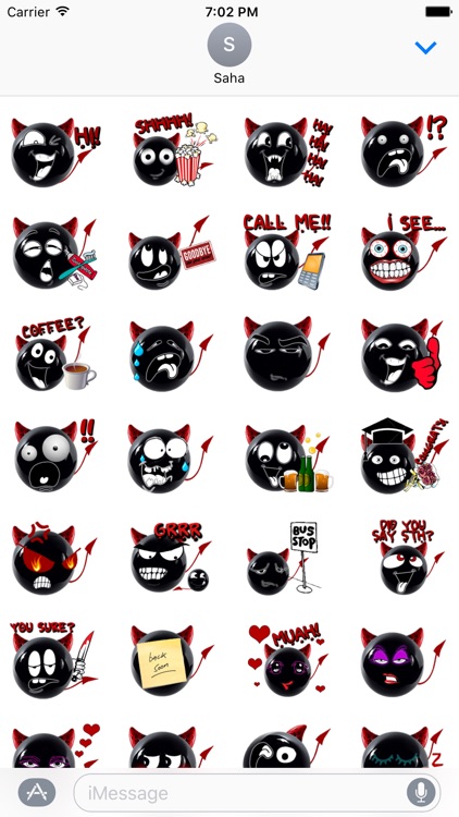 Red Devils Stickers for iMessage
