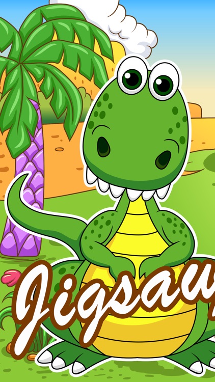 Dino jigsaw puzzles 2 to 7 year educational games