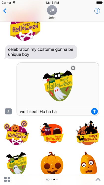 Halloween Stickers - Animated iMessage Stickers