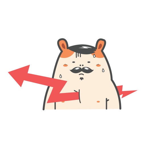 Joke Bear Stickers - Kawaii Raccoon Emoji Set