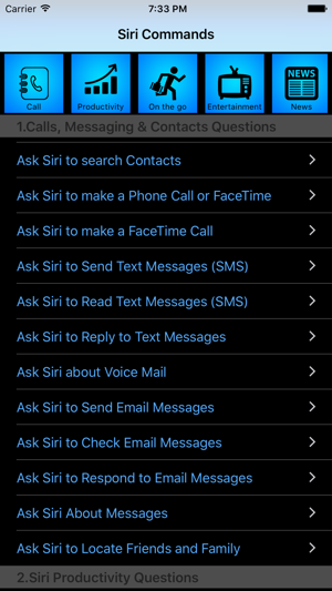 Command List for Siri(圖1)-速報App