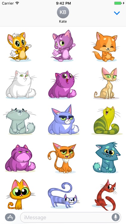 Cartoon Cat Sticker Vol 02