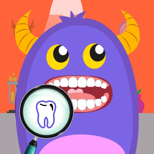 Little Monsters Dentist Doctor Game Free For Kids Icon