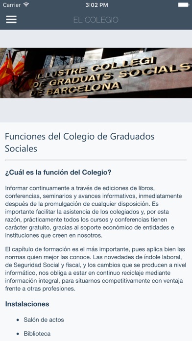 How to cancel & delete Ilustre Colegio de Graduados Sociales de Barcelona from iphone & ipad 1