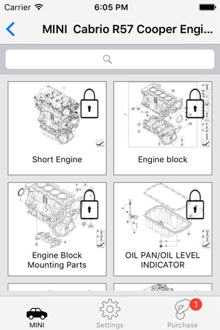 Parts and diagrams for MINI screenshot 3