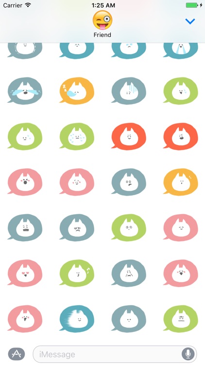 Cat Face Emoji - NEW Stickers Collection