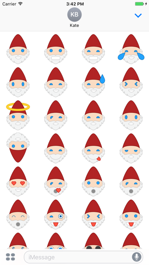 Santa Emoji Stickers(圖1)-速報App