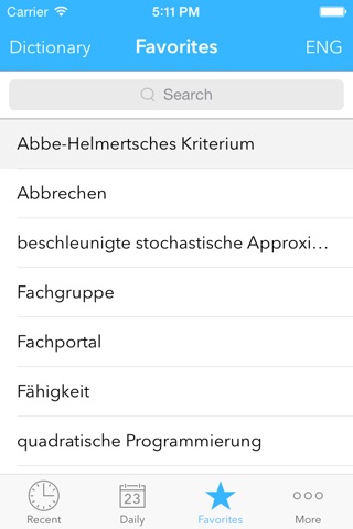 Expressis – English-German Business Dictionary screenshot 4