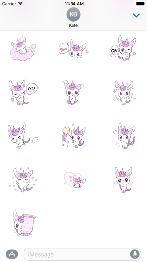 Unicorn Cute Sticker(圖3)-速報App