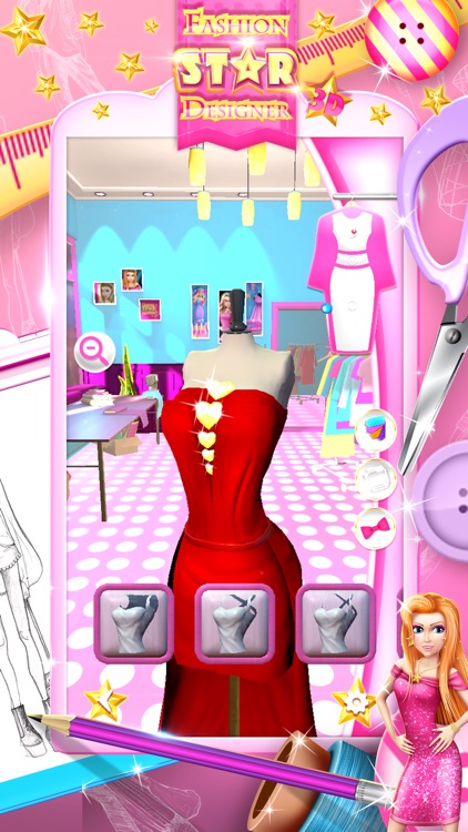 Fashion Star Designer 3D: Design and Make Clothes