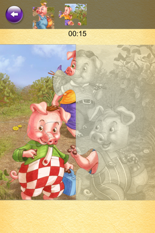 Three Little Pigs Puzzle Jigsaw screenshot 2