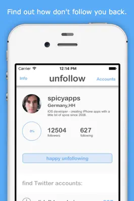 Game screenshot unfollow for Twitter - no ads mod apk