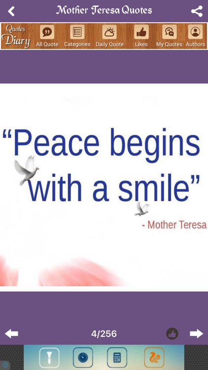 QuotesApp - Mother Teresa screenshot-2