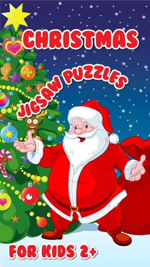 Christmas Jigsaw Puzzle Games for Toddle