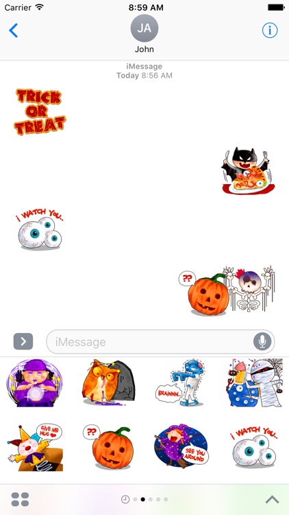 Monsters Halloween Stickers screenshot-4