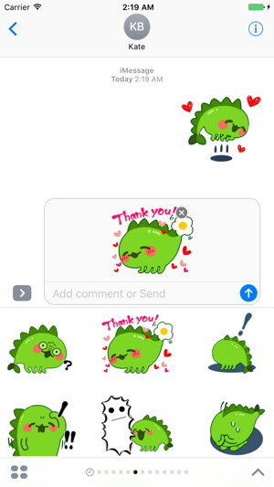 Little Dino Stickers for iMessage(圖2)-速報App