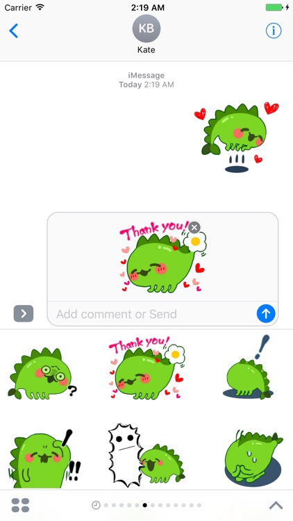 Little Dino Stickers for iMessage