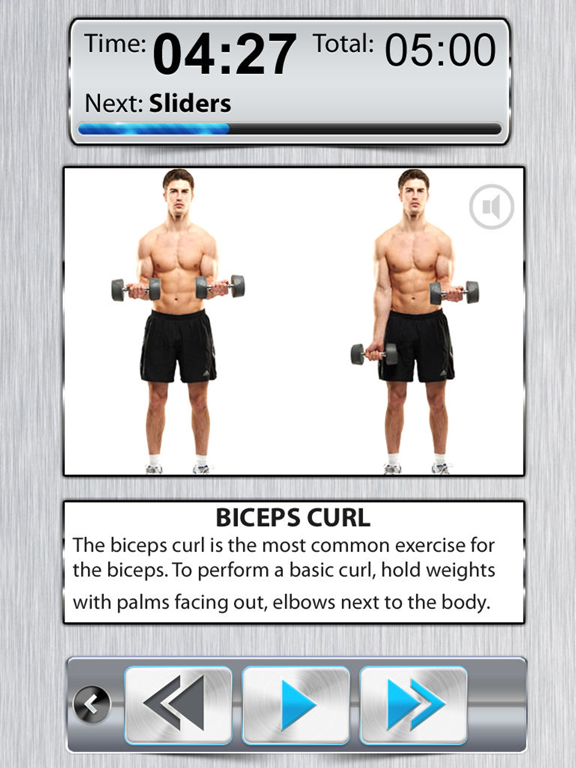 Arm Workout X FREE - Bicep Tricep Exercises For BodyBuilding screenshot