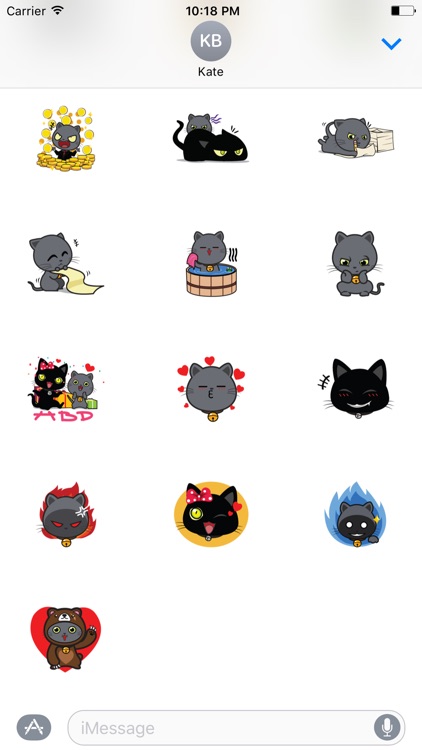 Black Cat Sticker