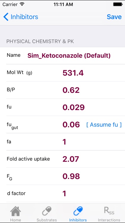 Simcyp Static DDI Calculator