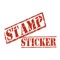 Stickers stamp