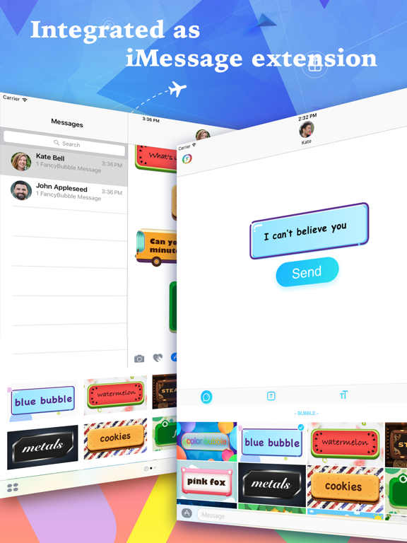 FancyBubble - Text and Emoji Themes for iMessageのおすすめ画像3