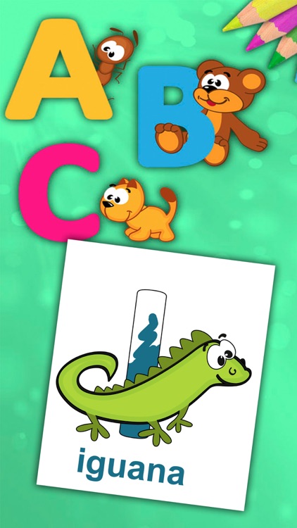 ABC Alphabet - Coloring book to learn letters