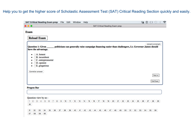 SAT Critical Reading Exam prep(圖1)-速報App