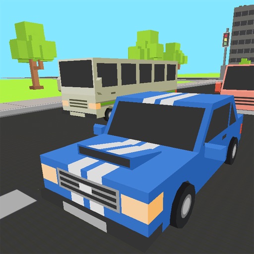 Pixel Racer Cars 3D iOS App