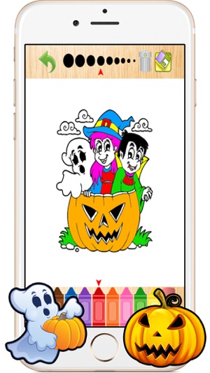 Halloween Kids Coloring Books Games for Toddlers(圖2)-速報App