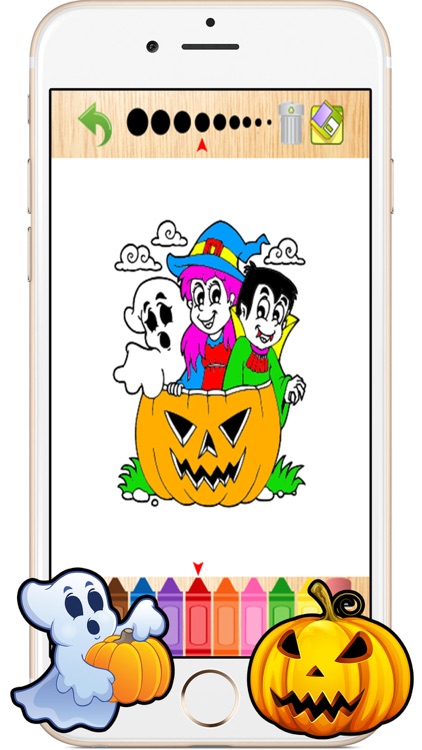 Halloween Kids Coloring Books Games for Toddlers