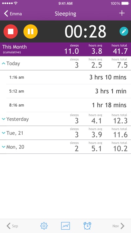 Baby Nursing - Breastfeeding Tracker