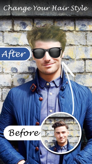 Men Hairstyles changer-sunglass changer(圖2)-速報App