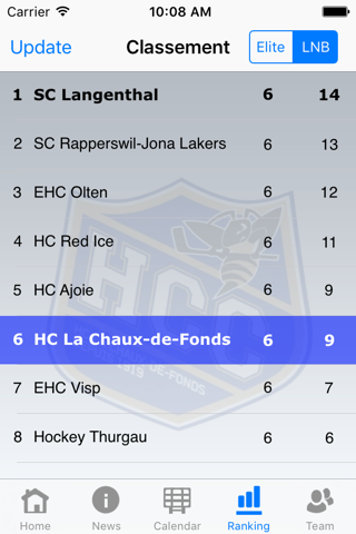 HC La Chaux-de-Fonds screenshot 3