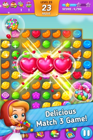 Lollipop: Sweet Taste Match3 screenshot 2