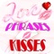 Kiss messages: phrases and quotes kisses