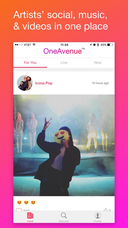 OneAvenue – Music Artists & Fans Get Closer screenshot-0