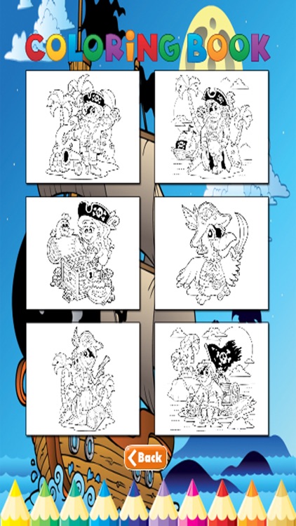 Pirate Coloring Book - Activities for Kids screenshot-4