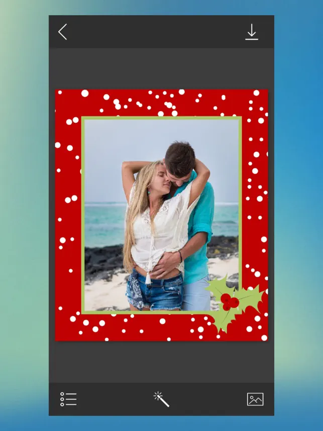 Captura de Pantalla 1 Creative Xmas Photo Frames - Photo Lab iphone